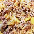 幸せの桜's cooksnap of when they made 超簡単！こってり甘辛豚丼！.