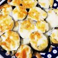 aaacham3m's cooksnap of when they made なすのみそマヨチーズ焼き.
