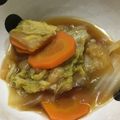 hrmta's cooksnap of when they made ☆白菜と揚げ玉の煮物.