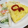 ウッシー母's cooksnap of when they made シンプル☆プレーンオムレツ＆プチトマト盛.