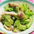 ☆★あんず姫★☆'s cooksnap of when they made 苦くない！ゴーヤとしめじのおひたし.