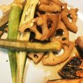 OK○kitchin's cooksnap of when they made レンコンとオクラのカレー醤油炒め.