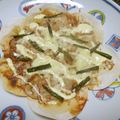 ジョングレ's cooksnap of when they made パリッ！餃子の皮で和風ピザ風♪.