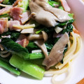 Mudimama's cooksnap of when they made 小松菜と舞茸の和風パスタ.
