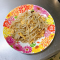 K0A9O0R8U♪'s cooksnap of when they made もやしと卵の黒胡椒炒め.