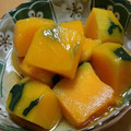cafe-cafe's cooksnap of when they made 母の味◆かぼちゃの薄甘煮.