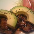 ミワボシ's cooksnap of when they made 豚うす切り肉のステーキ◎アボガドのっけ.
