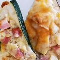 ここぱっど's cooksnap of when they made 簡単！ズッキーニボート.