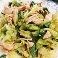 ねぞろ's cooksnap of when they made 暑い日に。キャベツとササミの大葉蒸し.