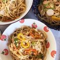 あたむ❤189's cooksnap of when they made 魚肉ソーセージと卵のパスタ♪.
