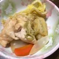 0720まま's cooksnap of when they made 白菜たっぷりの鶏肉スキヤキ風煮込み.