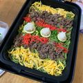 とにかく楽したい主婦's cooksnap of when they made ホットプレートで簡単♪カラフル本格瓦そば.