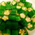 LUNAmama☆'s cooksnap of when they made 作り置きおくらのおひたし.