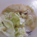 ゆうま大好きママ's cooksnap of when they made 鯖の水煮缶とキャベツのごまあえ.