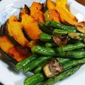 にゃ★にゃ's cooksnap of when they made かぼちゃとインゲンのガーリックソテー.