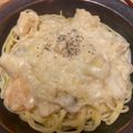 YuuuuuKa28's cooksnap of when they made シーフードミックスで簡単クリームパスタ.