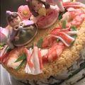 もえたん's cooksnap of when they made ひな祭りのケーキ風押し寿司.
