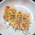 虹色♪︎ちゅーりっぷ's cooksnap of when they made ハム巻きモヤシのマヨネーズ焼き.