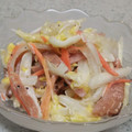 いさみょば's cooksnap of when they made 白菜とハムかぼすで簡単サラダ.
