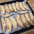 わんろっく's cooksnap of when they made ノンオイル☆味噌＆ゴマ☆ビスコッティ.
