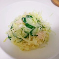 おぼえ＊'s cooksnap of when they made ＊キャベツとささみのつゆマヨサラダ＊.