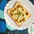 ふたごゆき's cooksnap of when they made リメイク！カレーグラタントースト.