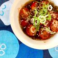 ふたごゆき's cooksnap of when they made えごま油deトマトのネバネバ和え✿.