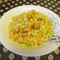 龍青空ママ's cooksnap of when they made 〖香ばしい♩アーモンド炒飯〗.