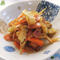 umi☆neco's cooksnap of when they made ゴーヤを食す！＜ごぼうとゴーヤのきんぴら.