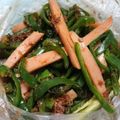 ねぞろ's cooksnap of when they made レンジで簡単♪ピーマン魚肉ソーセージ炒め.