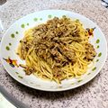 ◆あちゃん◆'s cooksnap of when they made さば缶アレンジ！和風パスタ✨.