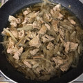 ☆akettu☆'s cooksnap of when they made 簡単に【豚ごぼうの甘旨煮】.