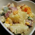naki1227's cooksnap of when they made ポリポリ食感・沢庵のポテサラ お酒にも◎.