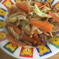 キャップとラム's cooksnap of when they made 豚こま肉と野菜のオイスターソース炒め.