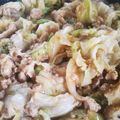 みよ～'s cooksnap of when they made ひき肉とキャベツの辛味噌炒め丼.