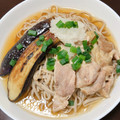 *ありすママ*'s cooksnap of when they made 蒸し鶏と焼きナスの冷たい蕎麦.
