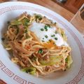 ぽぷらまる☆'s cooksnap of when they made 簡単ガッツリ☆ちょいピリ辛味噌焼きそば.