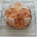 おひさまのとも's cooksnap of when they made ミルクティ　カンパーニュ.