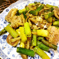 ☆なあなクック☆'s cooksnap of when they made 鶏肉とアスパラの黒胡椒炒め.