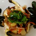 バウンド's cooksnap of when they made レンジで簡単【茄子のお浸し】茗荷大葉生姜.