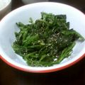 サトモユリア's cooksnap of when they made ほうれん草の簡単ナムル風.