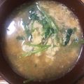 Rayryu123's cooksnap of when they made 三つ葉のふわふわ卵お吸い物.