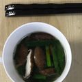 ma___111's cooksnap of when they made 椎茸とニラの酸辣湯.
