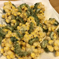 ♡mama's cooksnap of when they made ゴーヤとコーンのかき揚げ♪.