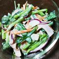 名古屋のかあちゃん's cooksnap of when they made 空芯菜の粒マヨサラダ.