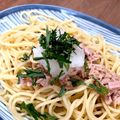 ◇よもぎ◇'s cooksnap of when they made 超簡単！ツナとおろしのぶっかけパスタ☆.