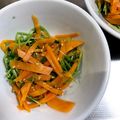 shiro_goma's cooksnap of when they made 豆苗とにんじんのお手軽ナムル.