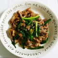 ☆ひなたmama☆'s cooksnap of when they made 豚肉とにらのピリ辛炒め.