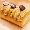 ぐっぴっぱー's cooksnap of when they made ♪モンブランロール♪.