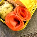 サキコバ's cooksnap of when they made 焼きハムのお花　お弁当のすき間に.
